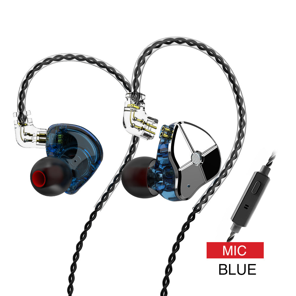 HKM-015635 TRN ST1 In-Ear Earphones with Hybrid Driver, Microphone Optional, 3.5mm Connector, 1.2m Cable Length