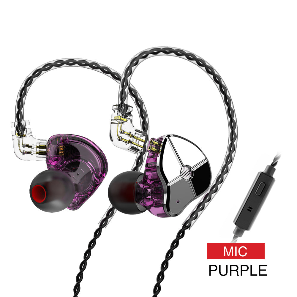 HKM-015635 TRN ST1 In-Ear Earphones with Hybrid Driver, Microphone Optional, 3.5mm Connector, 1.2m Cable Length