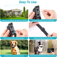 HKM-0156605 Wireless Electric Dog Fence System with Rechargeable Collar for Training and Containment