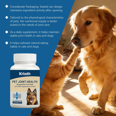 HKM-0159165 Joint Health Chewable Tablets for Pets with Glucosamine and Chondroitin - 60 Count