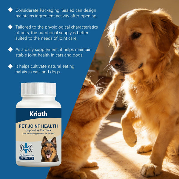 HKM-0159165 Joint Health Chewable Tablets for Pets with Glucosamine and Chondroitin - 60 Count