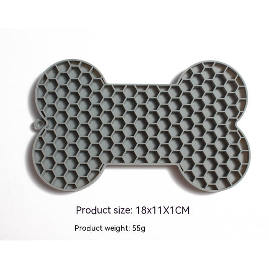HKM-0159293 Silicone Dog Licking Pad - Slow Feed Mat in Multiple Colors