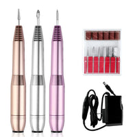 HKM-016083 Electric Nail Sharpener Grinder 20000 RPM Stainless Steel Nail Polisher 20W Output 12V