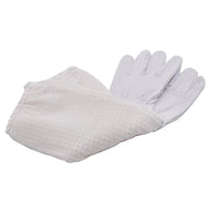 HKM-0160957 Three-Layer Breathable Mesh Anti-Bee Gloves Made with Cowhide and Sheepskin