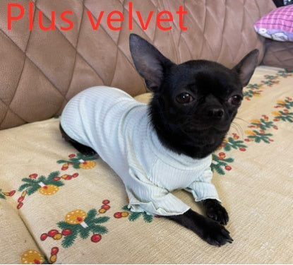 HKM-0161469 Lightweight Pet Bottoming Shirt for Small Dogs - Fashionable Casual Wear