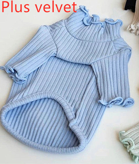 HKM-0161469 Lightweight Pet Bottoming Shirt for Small Dogs - Fashionable Casual Wear