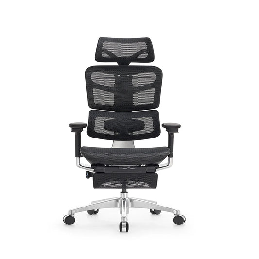 HKM-016211 Ergonomic High Back Office Chair with Adjustable Headrest and Mesh Fabric Design for Modern Workspaces