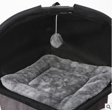 HKM-0162365 Multi-Purpose Cat Climbing Frame with Sisal Rope and Nest, 107x80x120 cm, Durable PVC and ABS Materials