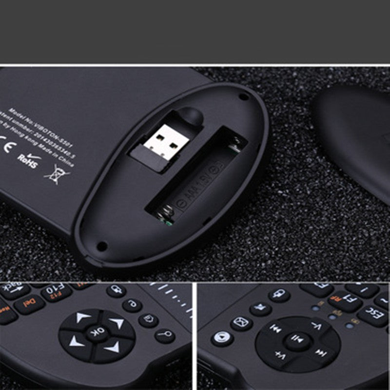 HKM-016275 Wireless QWERTY Keyboard with Integrated Air Mouse Functionality