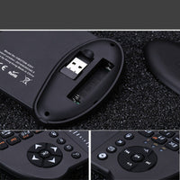 HKM-016275 Wireless QWERTY Keyboard with Integrated Air Mouse Functionality