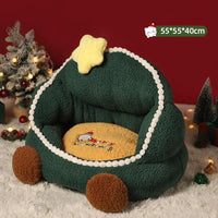 HKM-0163133 Cozy Closed Cat Nest for All Seasons, Removable and Washable Winter Warmth