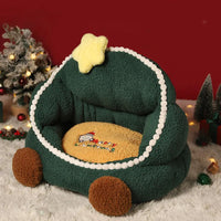 HKM-0163133 Cozy Closed Cat Nest for All Seasons, Removable and Washable Winter Warmth