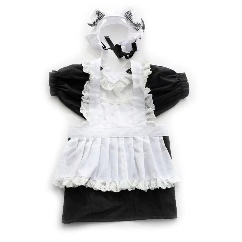 HKM-0163261 Cute Cat Princess Dress Set with Headwear and Skirt for Pets, Size M (8-15 lbs)