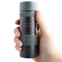 HKM-016339 Adjustable 8-24X30 Monocular Telescope with Phone Clip and Tripod, Lightweight and Versatile for Outdoor Viewing