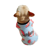 HKM-0163517 Cotton Short Sleeve Dog Apparel for Spring and Autumn, Available in Multiple Sizes