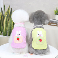 HKM-0165437 Embroidered Cotton Dog Slip Top in Purple, Yellow, and Orange - Available in Sizes S to XXL