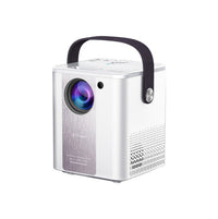 HKM-016595 Portable Mini HD Projector with Same Screen Functionality - Black & White Editions Available