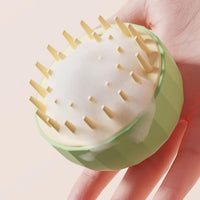 HKM-0166333 Pet Shampoo Brush and Massage Tool for Dogs and Cats – Dual-Sided Grooming and Bathing Brush with Hair Removal Function