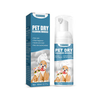 HKM-0166717 Pet Dry Cleaning Foam Wash for Cats and Dogs - Chamomile & Coconut Oil, 60ml