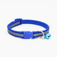 HKM-0166845 Reflective Bell Collar for Dogs and Cats - Adjustable Cloth Design, 19-32cm, 1.0cm Width