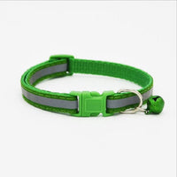 HKM-0166845 Reflective Bell Collar for Dogs and Cats - Adjustable Cloth Design, 19-32cm, 1.0cm Width