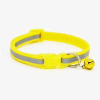 HKM-0166845 Reflective Bell Collar for Dogs and Cats - Adjustable Cloth Design, 19-32cm, 1.0cm Width
