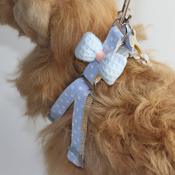 HKM-0168637 Adjustable Fashion Minimalist Dog Leash - No Neck Strangling, Cotton Material, Multiple Colors Available