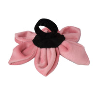 HKM-0170685 Luxurious Velvet Dog Collar with Double Microfiber Rose Gold Buckle ¨C Available in Multiple Sizes and Options