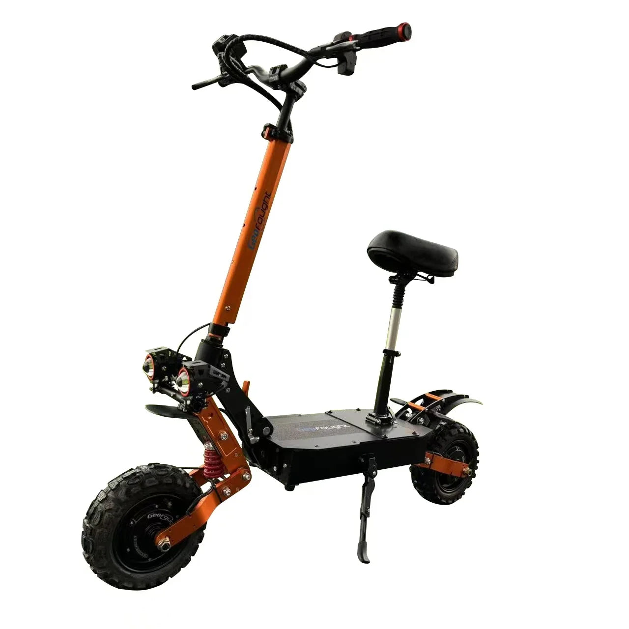 HKM-017107 60V 6000W Dual Motor 11-Inch Off-Road Electric Scooter, 50 Mile Max Speed, Foldable, 30Ah Battery, 200 kg Load