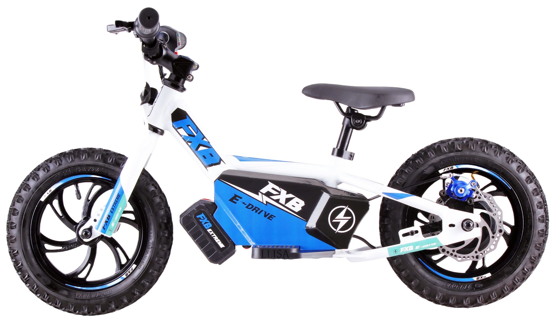 HKM-017171 Mini Electric Motorcycle for Kids - 12-20 Inch Balance Bike with Aluminum Frame, 2 Speed, and Rear Disc Brake