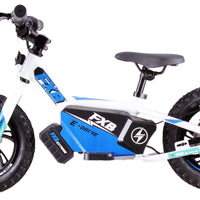 HKM-017171 Mini Electric Motorcycle for Kids - 12-20 Inch Balance Bike with Aluminum Frame, 2 Speed, and Rear Disc Brake