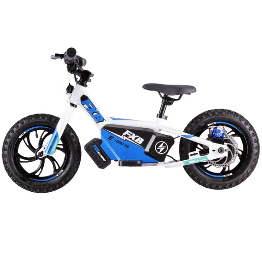 HKM-017171 Mini Electric Motorcycle for Kids - 12-20 Inch Balance Bike with Aluminum Frame, 2 Speed, and Rear Disc Brake