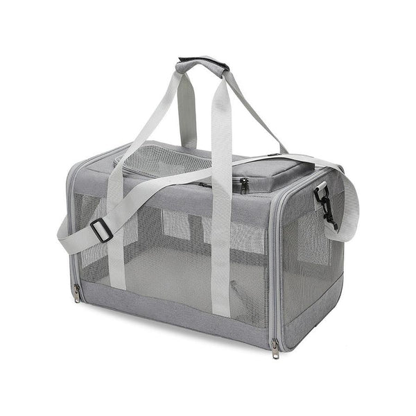 HKM-017427 Lightweight Foldable Cat Carrier Bag with Breathable Mesh Design