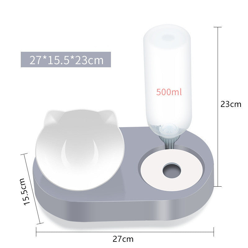 HKM-0174781 Automatic Pet Bowl and Water Dispenser with Adjustable Water Level - Available in Multiple Colors