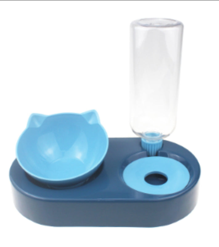 HKM-0174781 Automatic Pet Bowl and Water Dispenser with Adjustable Water Level - Available in Multiple Colors