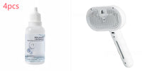 HKM-0176189 Pet Hair Remover Comb with Water Mist Spray for Cats and Dogs - Dematting Grooming Tool