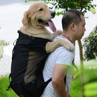 HKM-0176829 Ventilated and Comfortable Pet Travel Backpack with Safety Buckle and Breathable Mesh Strap