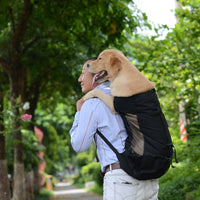 HKM-0176829 Ventilated and Comfortable Pet Travel Backpack with Safety Buckle and Breathable Mesh Strap