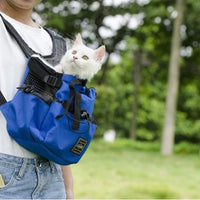 HKM-0176829 Ventilated and Comfortable Pet Travel Backpack with Safety Buckle and Breathable Mesh Strap