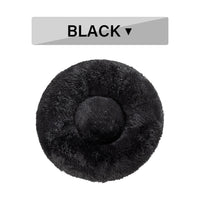 HKM-0177853 Fluffy Donut Dog Bed – Soft Plush Pet Cushion for Cats and Dogs in Multiple Sizes
