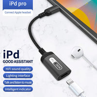 HKM-017811 Type C to Lightning Headphone Jack Adapter for iPhone 15, 15 Pro, MacBook, iPad
