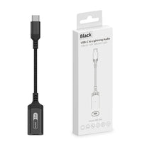 HKM-017811 Type C to Lightning Headphone Jack Adapter for iPhone 15, 15 Pro, MacBook, iPad