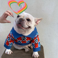HKM-0178365 Cozy Wool Sweater for Dogs and Cats in Dark Red - Various Sizes Available