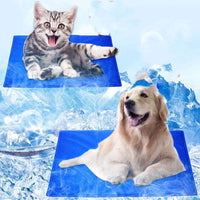 HKM-017939 Cooling Gel Pet Pad for Small and Medium Dogs and Cats, Waterproof and Foldable Mat, Ideal for Summer Use