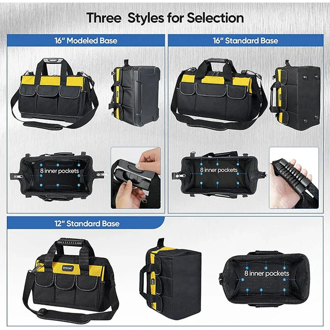 HKM-017939 Durable 1000D Polyester Electrician Tool Bag with Custom Logo Options