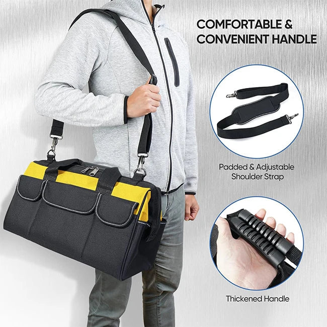 HKM-017939 Durable 1000D Polyester Electrician Tool Bag with Custom Logo Options