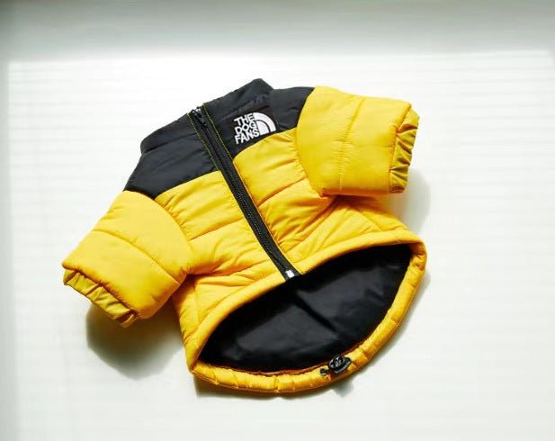 HKM-0180029 Trendy Dog Face Cotton Jacket - Windproof & Rainproof Shell for All Sizes and Colors