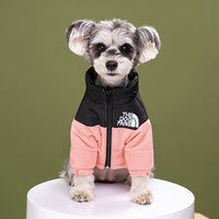 HKM-0180029 Trendy Dog Face Cotton Jacket - Windproof & Rainproof Shell for All Sizes and Colors
