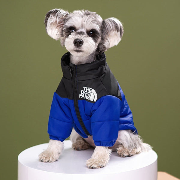 HKM-0180029 Trendy Dog Face Cotton Jacket - Windproof & Rainproof Shell for All Sizes and Colors