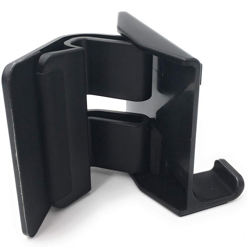 HKM-018131 Computer Screen Side Mobile Phone Holder - Fits Displays Up to 25mm Edge Thickness, ABS Material